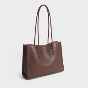 Sac fourre-tout en cuir véritable grande capacité pour femme, idéal pour les trajets quotidiens et les loisirs, sac à bandoulière tendance avec fermeture éclair pour le travail - Product Image 2