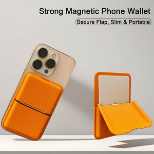 Tarjetero Magnético con Correa Elástica, Funda de Cuero PU de Lujo para Teléfono, Cartera Delgada para Tarjetas de Crédito, Soporte Plegable - Product Image 6