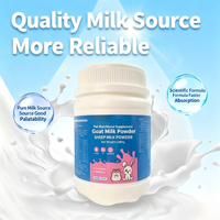USMILEPET Lait en poudre de chèvre, complément nutritionnel pour jeunes lapins adultes, hamsters, cochons d'Inde, petits animaux