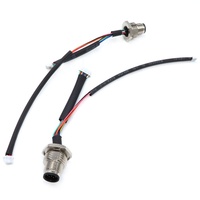 Câble d'aviation personnalisé YZCONN GX12 GX16 12 broches, prise M12 M16 vers faisceau de câbles JST