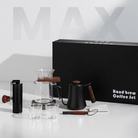 MAX Premium – Serveur de café manuel moderne et écologique, avec balance intégrée, dans un coffret cadeau de luxe