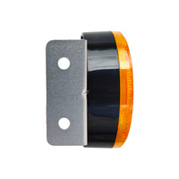 Hohe Helligkeit IP66 Solar Magnetic Guard rail Light 6 LED blinkende Verkehrs sicherheits warnleuchte Weißer Reflektor für Autobahnen