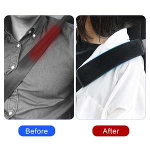 2 pezzi di cotone personalizzato copertura della cintura di sicurezza dell'<span class=keywords><strong>auto</strong></span> cuscinetti della cintura di sicurezza per <span class=keywords><strong>auto</strong></span> logo speciale cuscinetti della cintura di sicurezza <span class=keywords><strong>accessori</strong></span> del veicolo del conducente - Product Image 6