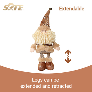 SOTE - Muñeco <span class=keywords><strong>de</strong></span> Peluche <span class=keywords><strong>de</strong></span> Santa Claus con Cinturón y Accesorios, 50 cm, Algodón y Plástico, para Decoración Navideña <span class=keywords><strong>de</strong></span> Interiores - Product Image 4