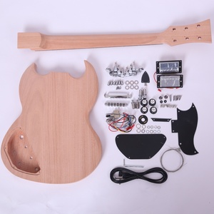 <span class=keywords><strong>Kit</strong></span> de Fabricación de <span class=keywords><strong>Guitarra</strong></span> Eléctrica Personalizada TC |   <span class=keywords><strong>Guitarra</strong></span> de 6 cuerdas, cuerpo y mástil de caoba, diapasón de palisandro - Product Image 4