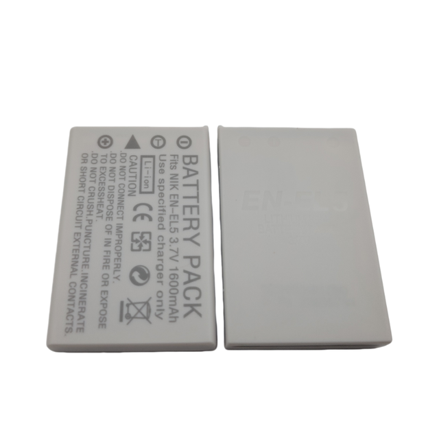 High Quality 1400mAh EN-EL5 ENEL5 EN EL5 Rechargeable Camera Battery for Nikon Coolpix P3 P4 P80 P90 P5100 3700 4200 5200