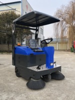 Machine de balayage de sol robotisée sans pilote, à faible bruit et à économie d'énergie, alimentée électriquement