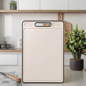 3 Pieces <b>Plastic</b> Cutting Board Double-Sided Chopping Board Sets Kitchen Cutting Board Set for Classification - Product Image 4