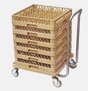 Plaques Dolly Vaisselle Chariot Plat Caddy avec Roues Lave-Vaisselle Porte-Verre Dolly Mobile Verre Rack Chariot pour Cuisine - Product Image 2
