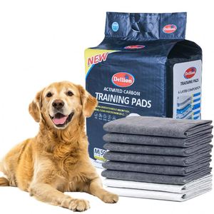 Tapis d'apprentissage jetables en bambou carboné pour chiens, imperméables, pour l'entraînement des chiots, tapis de nettoyage personnalisables avec poids SAP pour chats - Product Image 1