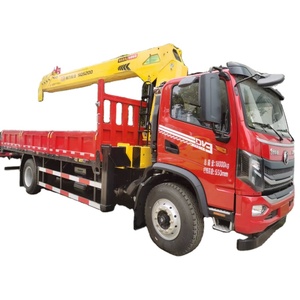 รถบรรทุกตงเฟิงดีเซลใหม่ เกียร์ธรรมดา ยูโร 5 ขนาด 8 ตัน ติดตั้งเครนพร้อมบูมยืดไสลด์ได้ - Product Image 1