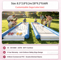 Ensemble de jeu de curling gonflable pour l'extérieur, piste de curling de rue avec tapis de sol en PVC et pierres, idéal pour la location de fêtes et les événements de team building