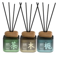 Diffuseur d'arômes sans flamme pour chambre à coucher, parfum haut de gamme longue durée, diffuseur de parfum en rotin, thé, fibre de verre, désodorisant pour toilettes, air