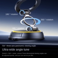 Nouveau support de téléphone portable universel pour voiture, support magnétique pliable réglable en hauteur, alliage de qualité aérospatiale, 360 degrés