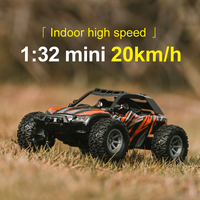 Voiture de course télécommandée miniature à l'échelle 1:32, voiture électrique, 20+ km/h, voiture RC haute vitesse