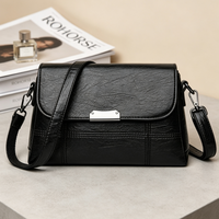 Tas Selempang Wanita Model Tote Baru, Bolsa Feminina, Tas Tangan Desainer Mewah Berkualitas Tinggi, Tas Kulit PU Wanita dengan Pegangan Atas