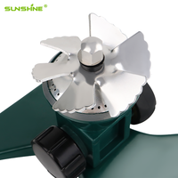 SUNSHINE 360 Gear Drive Giratorio Rociador de césped Sistema de riego de metal de conexión rápida para rociador giratorio de jardín