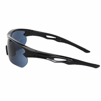 Lunettes de soleil sport polarisées TR90 pour adultes, hommes et femmes, demi-monture, UV400, pour cyclisme, anti-vent, course à pied, avec plaquettes nasales réglables