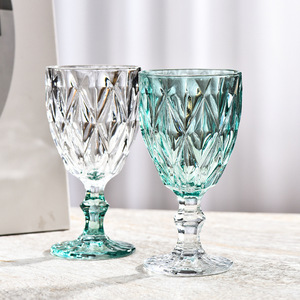 Fabricantes de vidrio creativos, venta al por mayor, diseño clásico, copa de vino tinto y cerveza, cristalería de colores para el hogar - Product Image 1