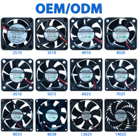 Ventilateur AC de haute qualité Ventilateur de refroidissement sans balais DC 12V 24V 110V 220V 20mm- 200mm Silencieux Faible bruit pour PC Serveur Onduleur Ventilateur axial