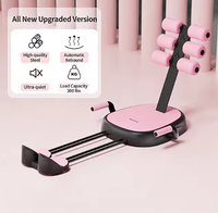 Nouvel appareil de fitness multifonctionnel compact et pliable pour abdominaux avec bandes de résistance