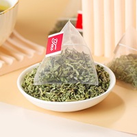 Sachets de thé à la menthe poivrée de qualité supérieure, feuilles de menthe séchées naturelles, tisane sans caféine pour le soutien digestif, 6g, 30 unités, marque privée