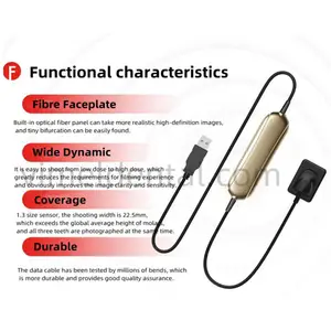 HDR-500B Xray Sensor Intraoral sistem gigi digital Dental X Ray Sensor berguna