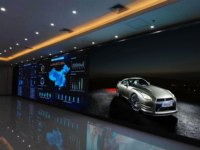 Pantalla LED TOPLED, Holograma Deslumbrante Programable, Mini, Película Japonesa Gratuita, Contador Digital Grande, Pantalla LED de Pared Emergente para DJ, Letrero con Texto