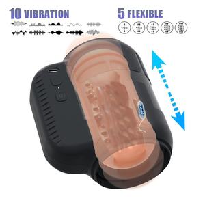 Factory Price Automatic Male Masturbator Adult Male <strong>Sex</strong> <strong>Toys</strong> Cup 10 Frequency <strong>Vibration</strong>&amp;5 Frequency Telescopic <strong>Sex</strong> <strong>Toy</strong> Supplier - Product Image 2