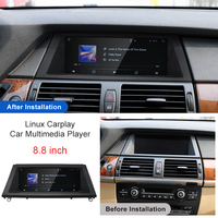Système Linux STWEI 8,8 pouces, CarPlay sans fil, navigation automobile Android, vidéo, musique, BMW X5 E70 X6 E71 E72