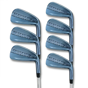 Juego de <span class=keywords><strong>Palos</strong></span> de <span class=keywords><strong>Golf</strong></span> de Acero Inoxidable P90 Azules 4/5/6/7/8/9/PW para Diestros con Varilla de Acero, Bajo MOQ, Venta al por Mayor - Product Image 1