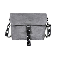 Haute qualité en nylon recyclé hommes simple croix fermeture éclair sac à bandoulière à la mode étanche Mini Messenger Sport personnalisé pour lettre