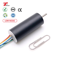 Moteur à engrenages CC sans balais 16 mm TEC1640 à aimant permanent 12V/24V pour maison intelligente, vélo électrique et bateau