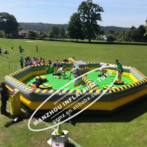 Location de <span class=keywords><strong>jeu</strong></span> de fête en plein air, parcours d'obstacles Wipeout, <span class=keywords><strong>gonflable</strong></span>, en PVC, couleur et taille personnalisables pour 8 joueurs - Product Image 2