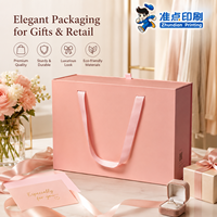 Personnalisation de la marque de vêtements, emballage de luxe écologique en carton ondulé mat, boîte rigide avec impression de logo