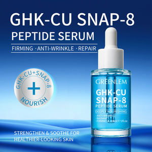 กรีนเลม OEM/ODM/OBM GHK-Cu Snap-8 เปปไทด์ เซรั่มบำรุงผิวหน้า ซ่อมแซมผิว ลดเลือนริ้วรอย และกระชับผิว 30 มล. - Product Image 2