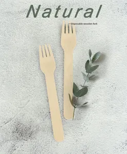 Fourchette en bois jetable <span class=keywords><strong>de</strong></span> qualité A pour salade à emporter <span class=keywords><strong>de</strong></span> nourriture occidentale <span class=keywords><strong>Dessert</strong></span> <span class=keywords><strong>de</strong></span> gâteau aux fruits - Product Image 6
