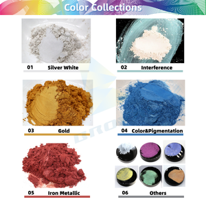 Großhandel Mica-Farben Perlglanz-<span class=keywords><strong>Pigment</strong></span> 1kg Bulk Natürliches Schimmer-Mica-Pulver für Epoxidboden - Product Image 2