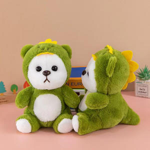 Almohada de Cama de Muñeco de Felpa de Algodón Orgánico Unisex Creativo Oso Lindo Dinosaurio Agarrando Técnica Lavada a Máquina para Aliviar el Estrés - Product Image 3