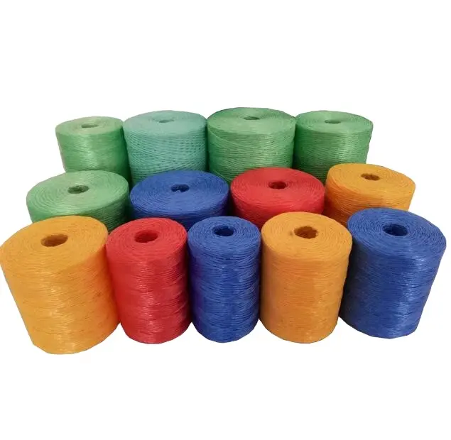 1mm 2 Mm Twisted PP Twine Plastic PP/Polypropylene Packing Rope With Customized Color