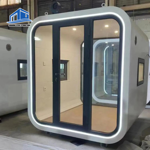 Casa Contenedor Prefabricada ShanHai Apple Cabin <span class=keywords><strong>de</strong></span> 20 pies/40 pies, Diseño Moderno con Panel Sándwich <span class=keywords><strong>de</strong></span> Acero, para Tienda y Uso Doméstico - Product Image 6
