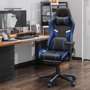 Fauteuil de jeu inclinable à 175 degrés, personnalisable, rouge, avec accoudoirs réglables, rembourré, fauteuil d'ordinateur 2D avec fonction de massage <span class=keywords><strong>chauffant</strong></span> - Product Image 4