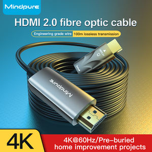 Cable de Fibra Óptica Mindpure Original con Chip Alemán de 30m 50m 100m PVC <span class=keywords><strong>AOC</strong></span> para Monitor, Proyector y Audio 4K 8K V2.1 - Product Image 2