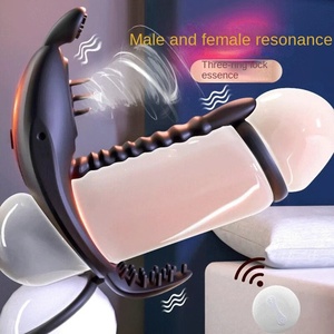 Wholesale Silence Vibrator for Male Inverted Alien Design, Soft TPE