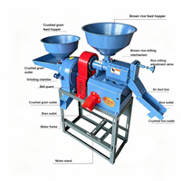 Machine à moudre le riz combinée, fournie directement par l'usine, plusieurs modèles disponibles, équipement de traitement des céréales très rentable