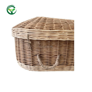 Biyobozunur cenaze sepeti tabutlar ucuz eko tabut malzemeleri hasır tabut tabut - Product Image 4