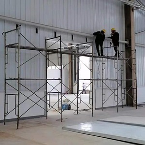 Inşaat ve bakım için galvaniz çok fonksiyonlu mobil iskele tahta eğim çerçeve dayanıklı iskele - Product Image 5