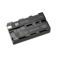 Kamera lampu Panel LED Video Studio Film fotografi baterai Lithium isi ulang baterai Li-Ion paket baterai li-polimer aman