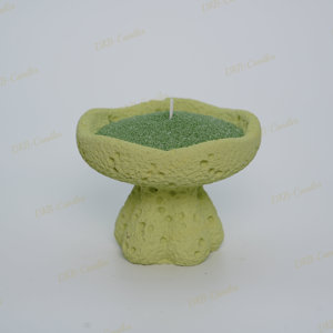 Usine Ventes Chaudes en Céramique Vase Bougie Sable Blanc Jaune Sable De Palmier Poudre De Cire De Sable Bougie De Cire De Sable pour La Décoration De Mariage - Product Image 1