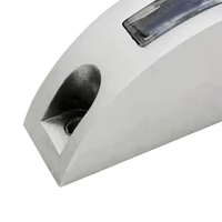 Piquet lumineux solaire LED demi-lune clignotant en aluminium moulé, voyant de signalisation routière, lumière de guidage pour autoroute et tunnel